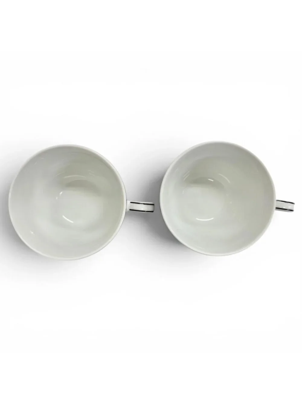 Prada Collection Porcelain Tea Cup Set Vienna Red Cup Saucer Tableware White